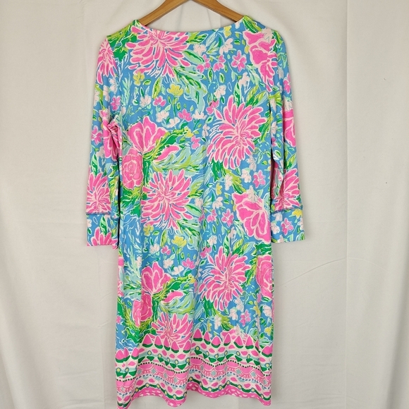 Lilly Pulitzer NWT Sophie UPF 50+ Shift Mini Dress Tropical Floral Size Small - Picture 10 of 11